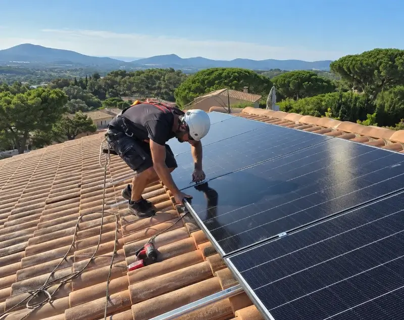 Installateur panneaux solaires Agnin — pose photovoltaïque sur toiture