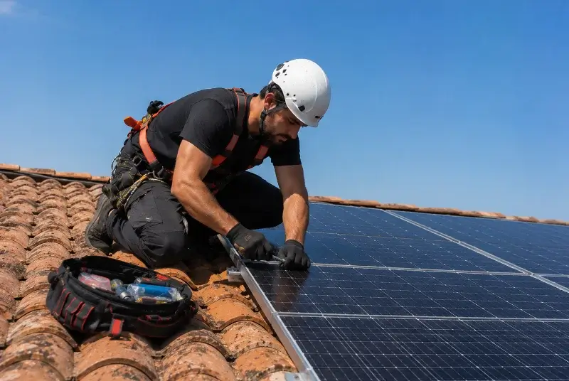Maintenance et monitoring de panneaux solaires à Agnin
