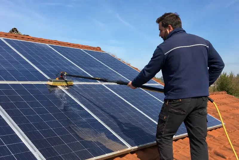 Nettoyage et entretien de panneaux solaires à Agnin
