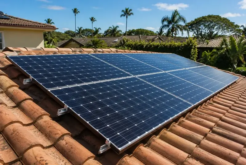 Installation de panneaux solaires à Agnin